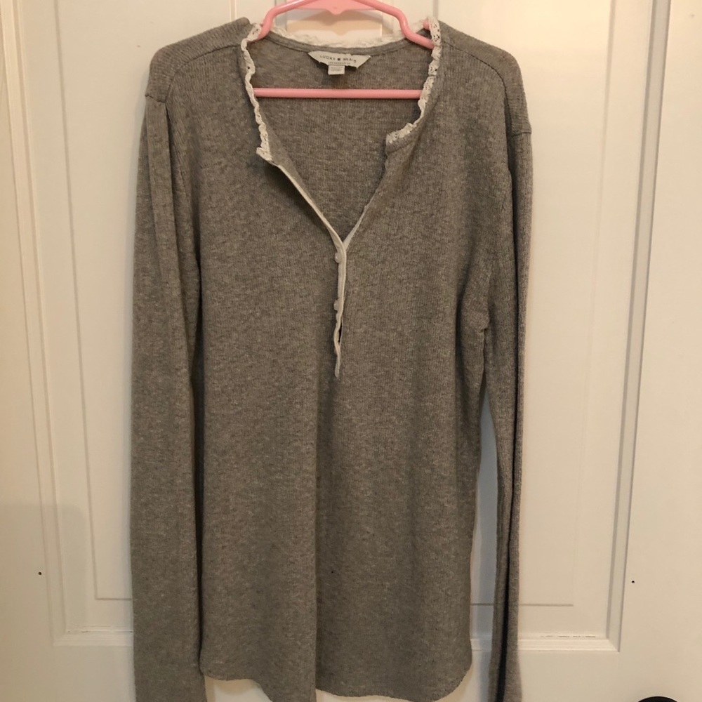 LUCKY BRAND LONG SLEEVE TOP